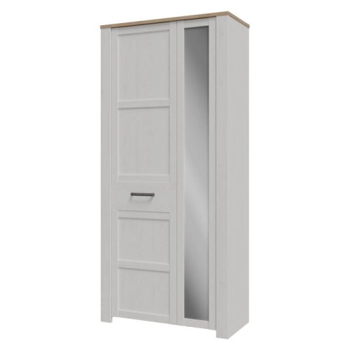 Szafa ubraniowa L Dąb Riviera / Modrzew Jasny Sibiu